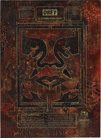 Shepard Fairey, Urban Renewal Stencil, 2011