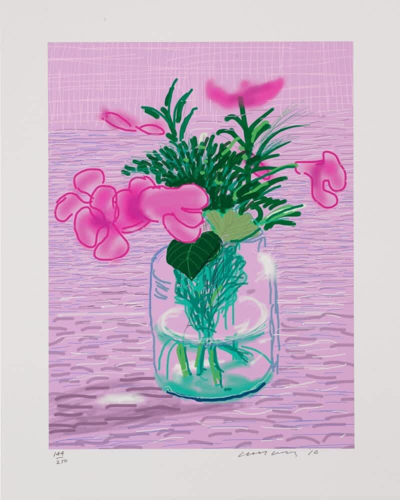 David Hockney, iPad Drawing ‘Untitled, 329’, 2010