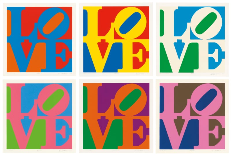 Robert Indiana, The Garden of Love, 1982