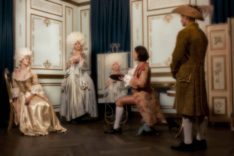 Tyler Shields, A Portrait of her Highness in the Grand Ballroom, 2015