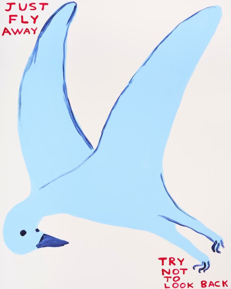 David Shrigley, Just Fly Away, 2023