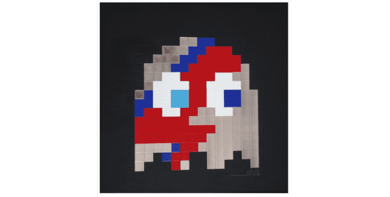 Invader, Aladdin Sane (Silver), 2014