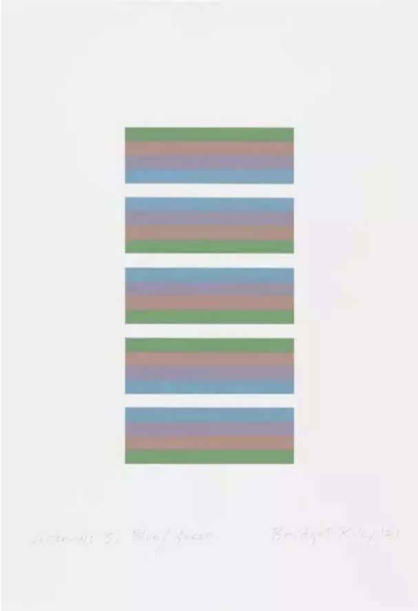Bridget Riley, Intervals 3, 2021