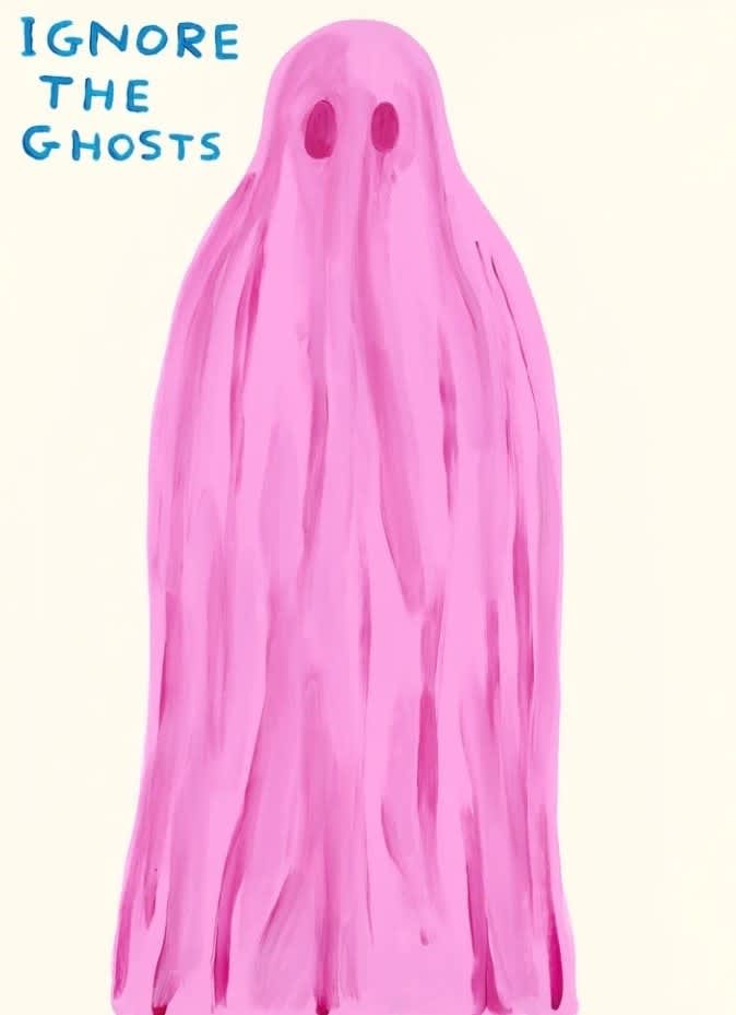 David Shrigley, Ignore the Ghosts, 2022