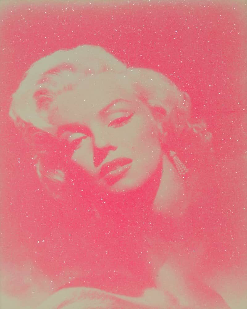 Russell Young, Marilyn Glamour - Pink and White, 2010
