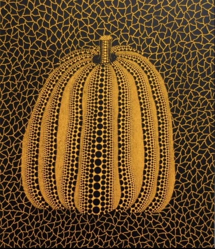 Yayoi Kusama Pumpkin (GY) (Signed Print) 1996