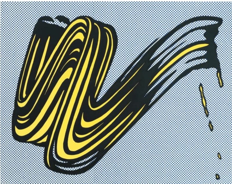 Roy Lichtenstein, Brushstroke, 1965