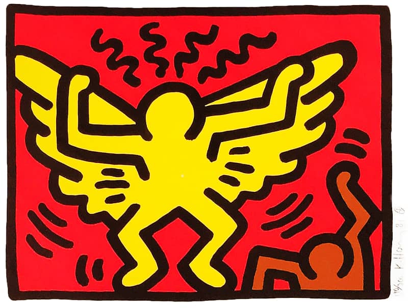 Keith Haring - Brazil, 1989 [close-up], The Political Line …