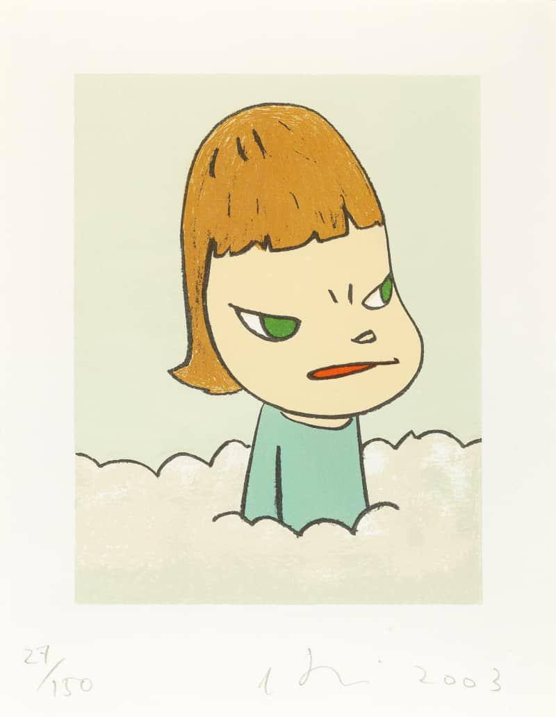 Yoshitomo Nara, In The Cloud, 2003