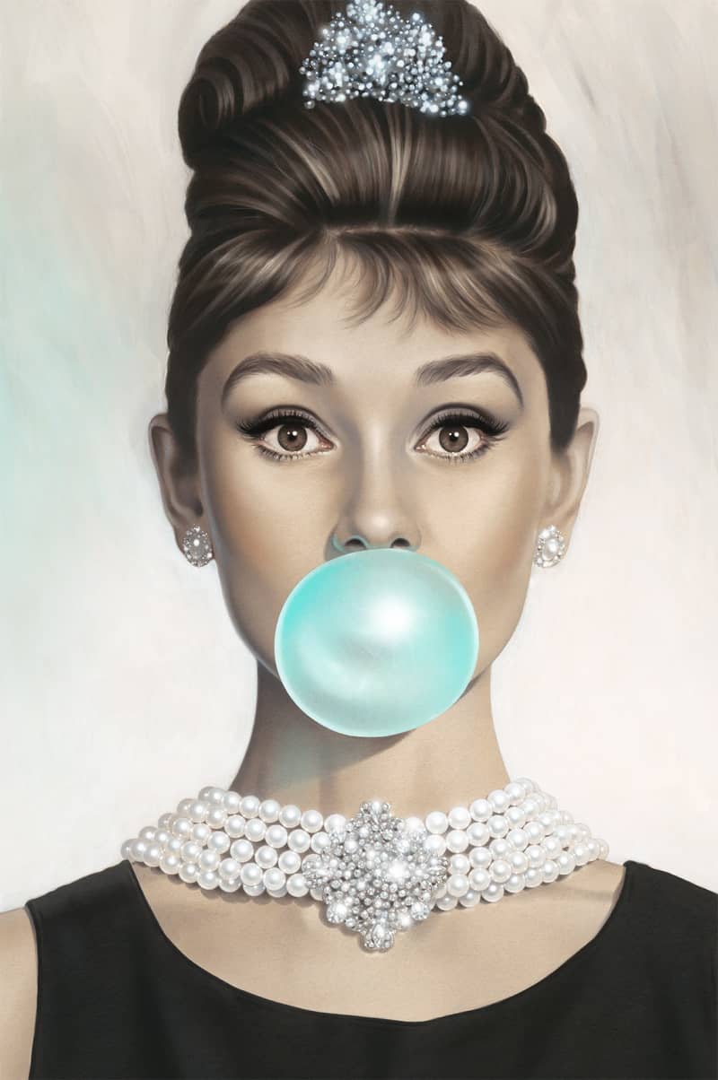 Michael Moebius, Audrey Hepburn Tiffany Blue, 2017