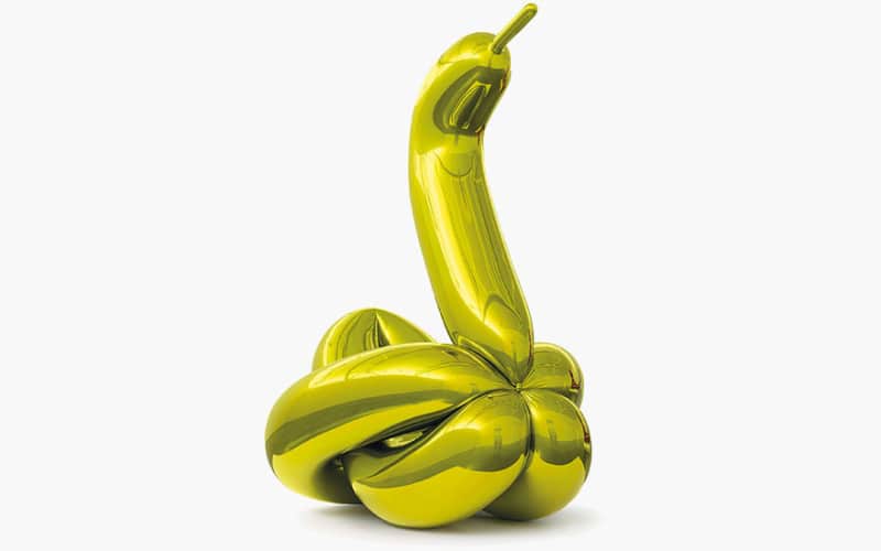 Jeff Koons, Balloon Swan, 2017
