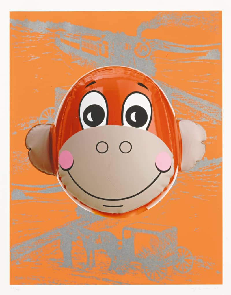 Jeff Koons, Monkey Train (Orange), 2007