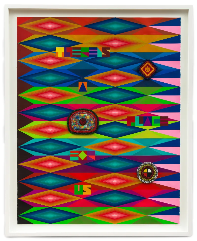 Jeffrey Gibson THERE'S A PLACE FOR US, 2023