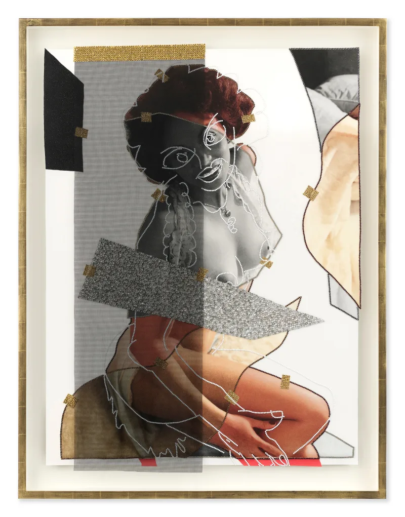 Mickalene Thomas Jet Blue #44, 2022