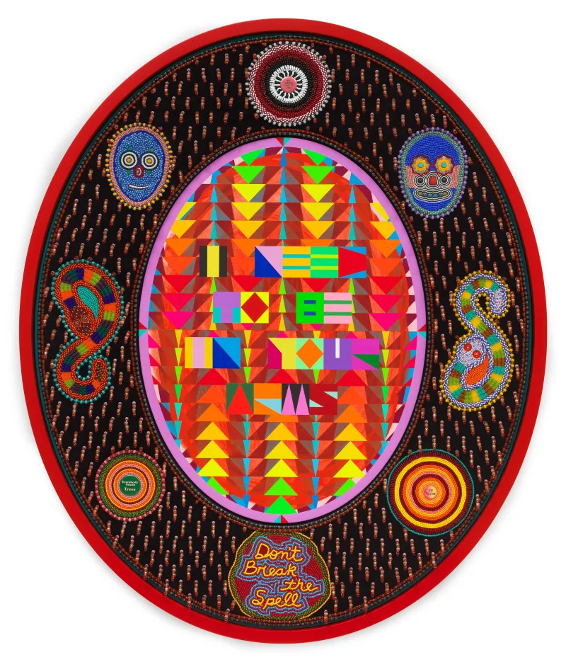 Jeffrey Gibson I NEED TO BE IN YOUR ARMS, 2023