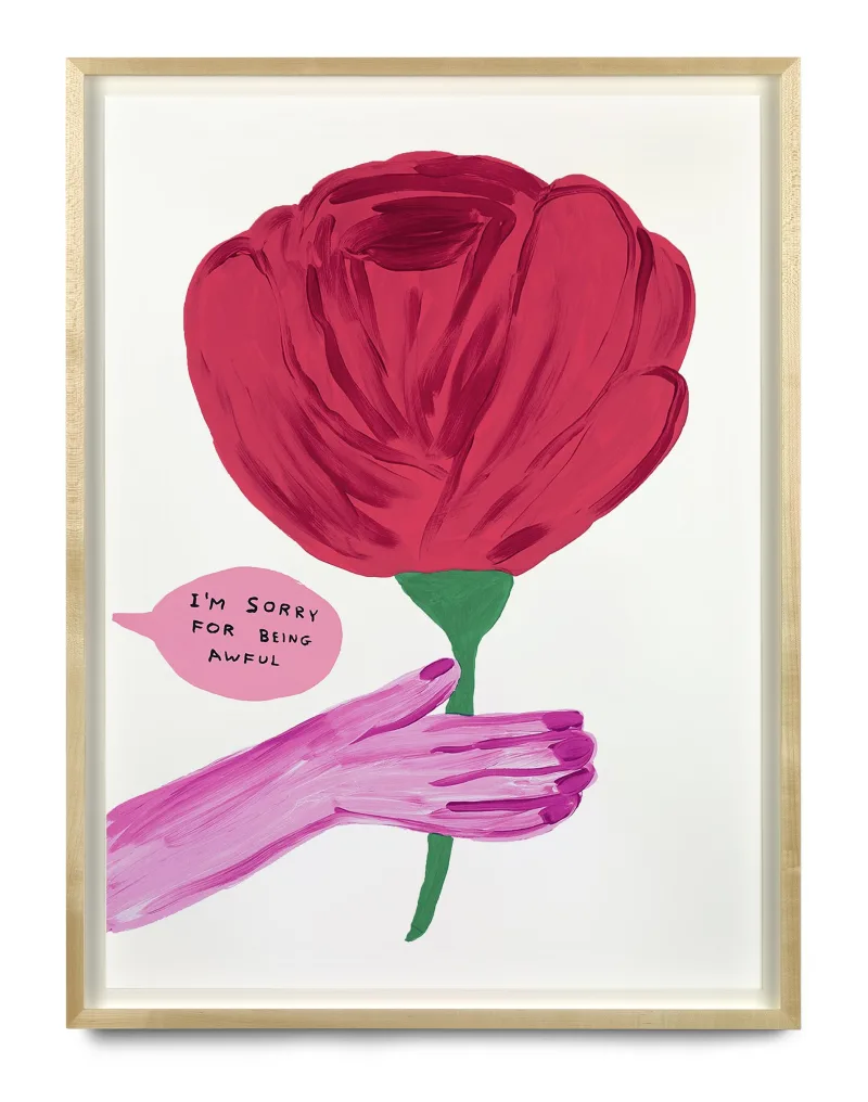 David Shrigley Untitled (I'm sorry for being awful), 2018 £3,000 (Unframed and excluding applicable taxes)
