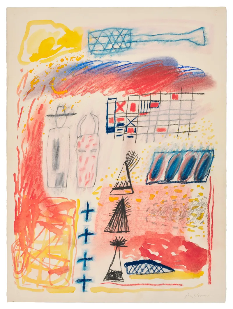 Jaune Quick-to-See Smith Charlo Series #21, 1987