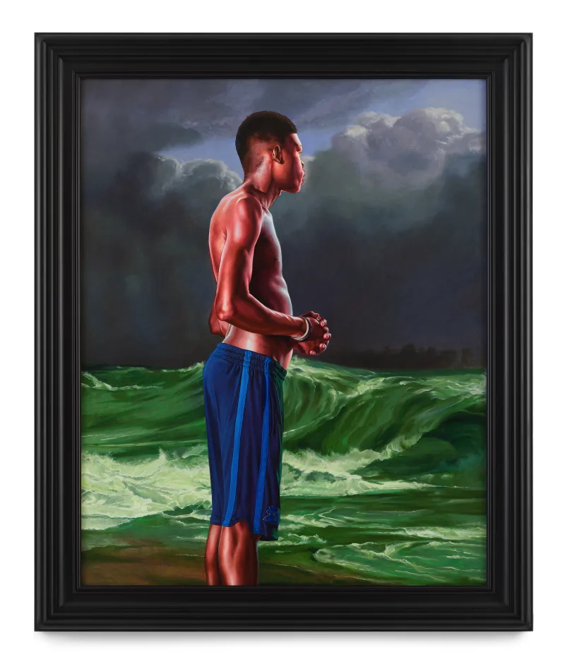 Kehinde Wiley Fishermen Upon a Lee-shore, in Squally Weather (Zakary Antoine), 2017