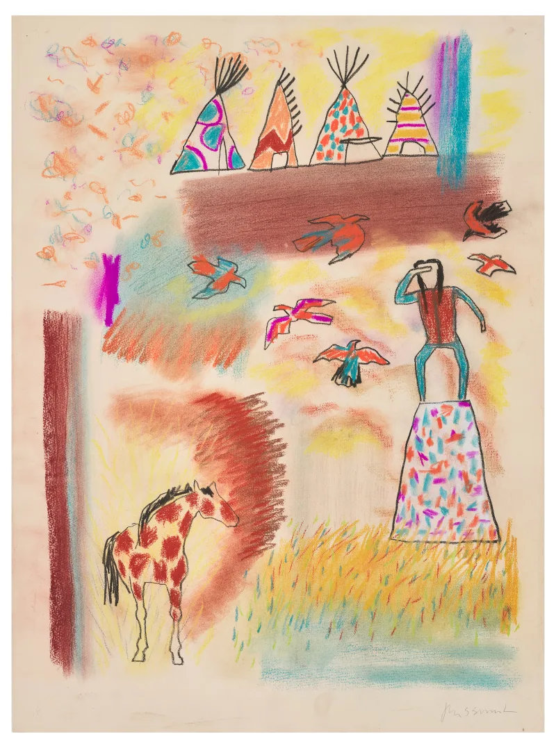 Jaune Quick-to-See Smith Charlo Series #22, 1987