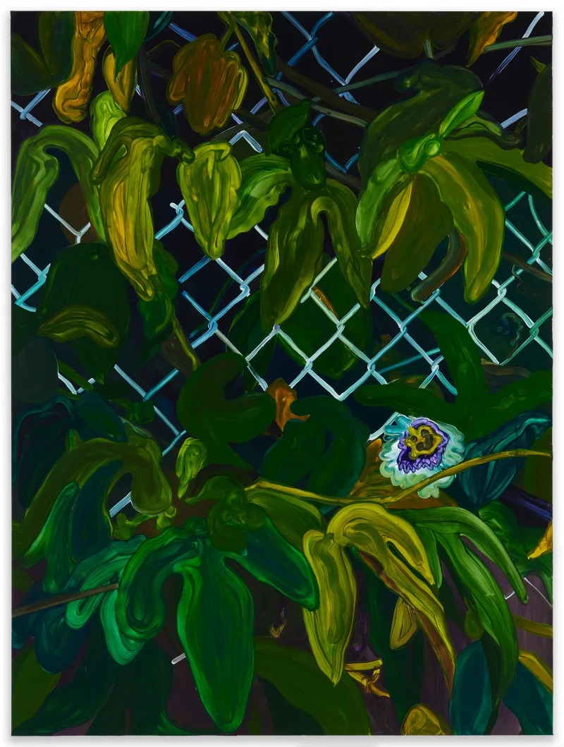Clare Woods Double Self, 2024 Oil on aluminium 200 x 150cm(78 3/4 x 59in)