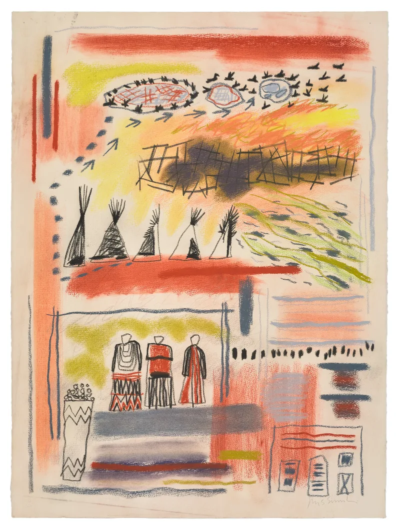 Jaune Quick-to-See Smith Charlo Series #17, 1987