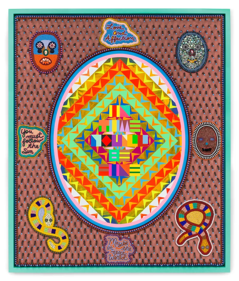 Jeffrey Gibson IN TIME YOU'LL BE FINE, 2023