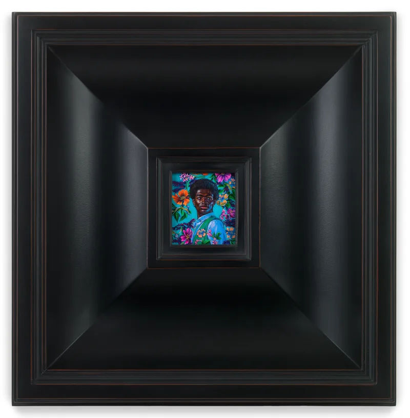 Kehinde Wiley Portrait of Olawaiye Olamide, 2024