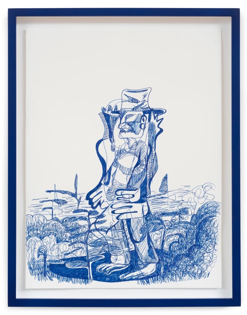 Woody De Othello untitled pen study 2, 2024