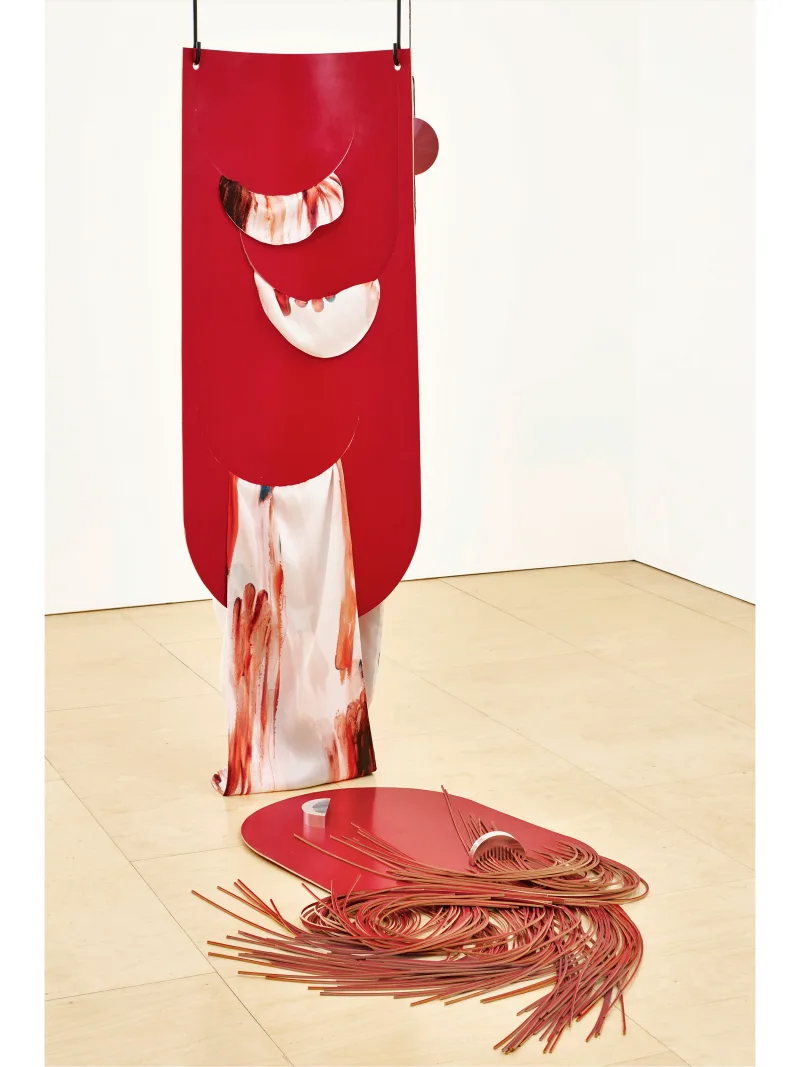 Claire Barclay Fallen, 2015