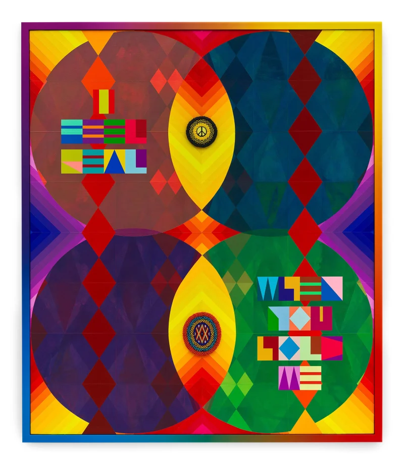 Jeffrey Gibson I FEEL REAL WHEN YOU HOLD ME, 2023