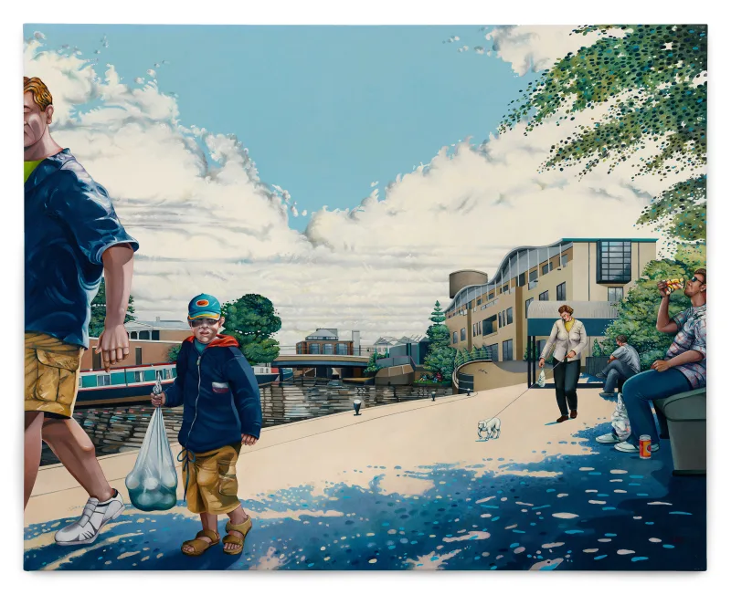 Caroline Coon Grand Union Canal, Ladbroke Grove: Outside Sainsbury's, 2005-2006