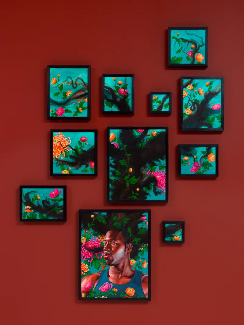 Kehinde Wiley Bound (Myron Jones-Roberson), 2024