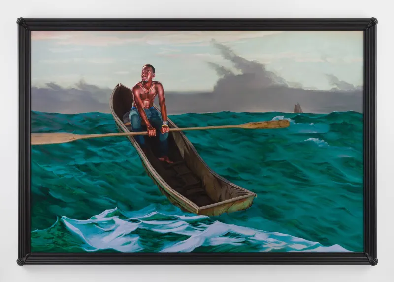Kehinde Wiley The Fog Warning (Jasmine Gracout), 2017