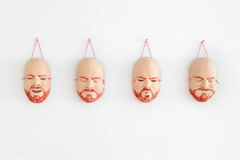 Jonathan Baldock Masks (Me, Myself and I), 2020