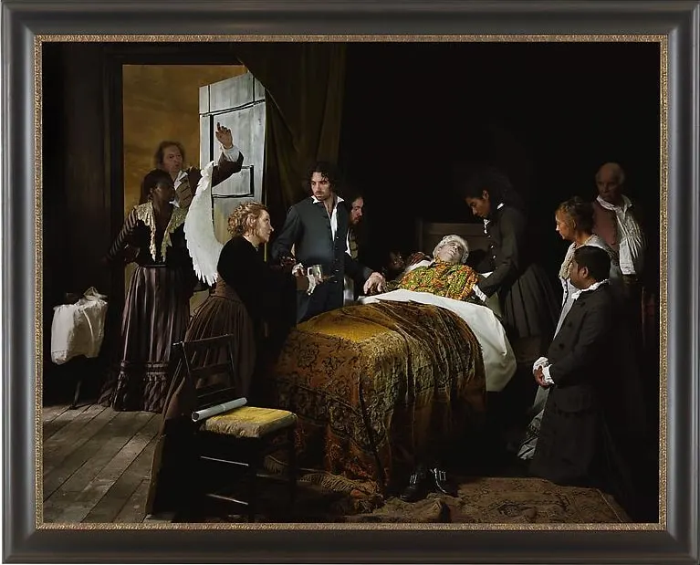 Yinka Shonibare Fake Death Picture (The Death of Leonardo da Vinci in the Arms of Francis I - Francois-Guillaume Ménageot),...