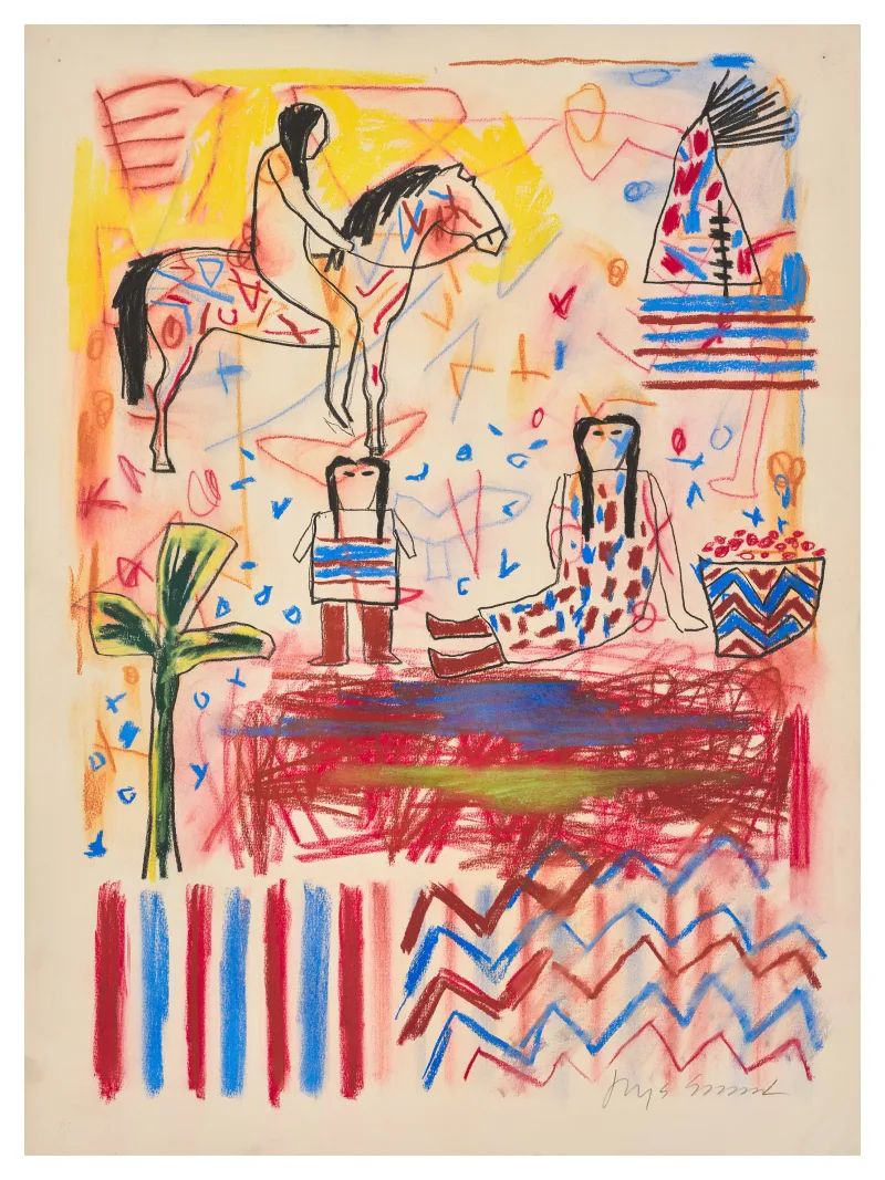 Jaune Quick-to-See Smith Charlo Series #84, 1984