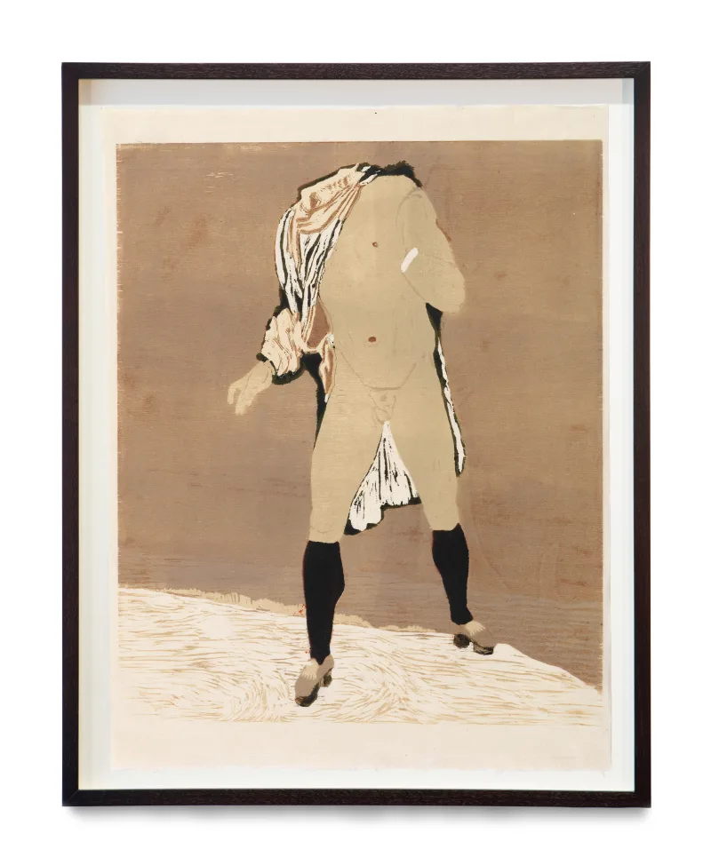 Mamma Andersson Headless Man in Stockings, 2015