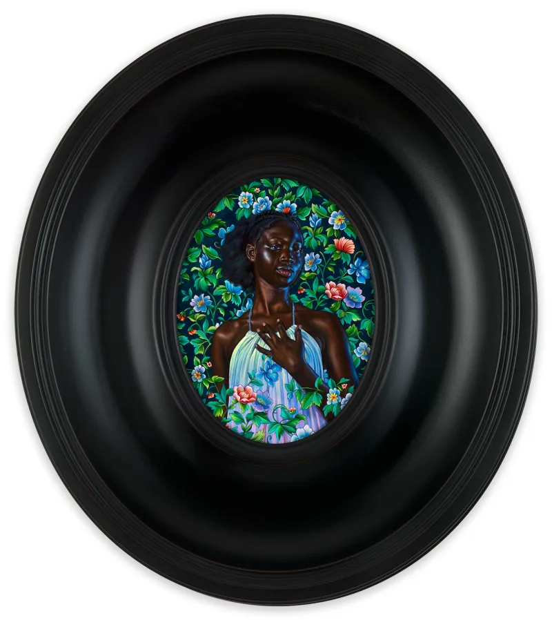 Kehinde Wiley Portrait of Ajayi Oyinicansola, 2024