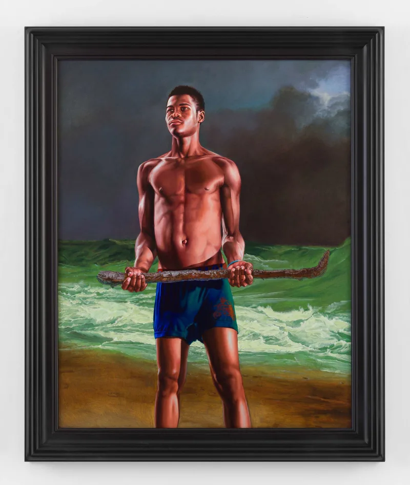 Kehinde Wiley Fishermen Upon a Lee-shore, in Squally Weather (Andielo Pierre), 2017