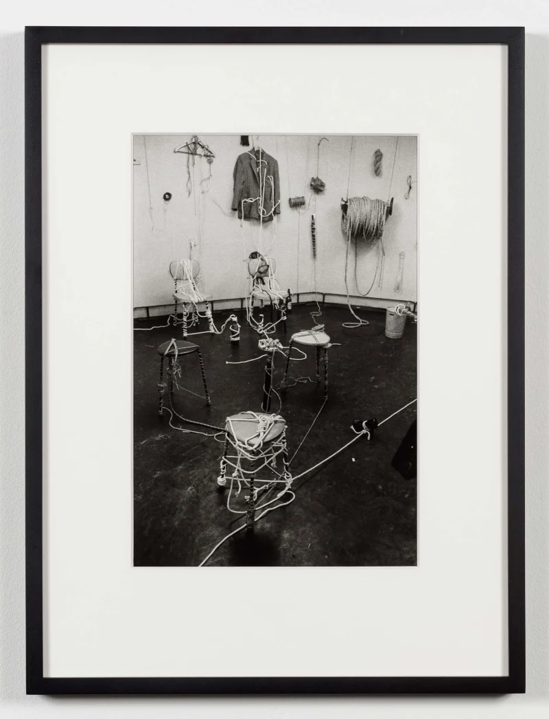 Minoru Hirata Takamatsu Jiro’s String Continue on and on (Takamatsu Jiro’s string objects, at Hi Red Center’s 5th Mixer Plan...