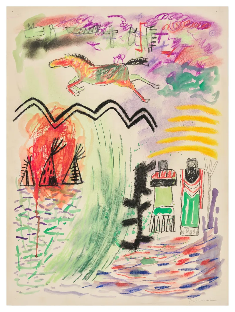 Jaune Quick-to-See Smith Charlo Series #20, 1987