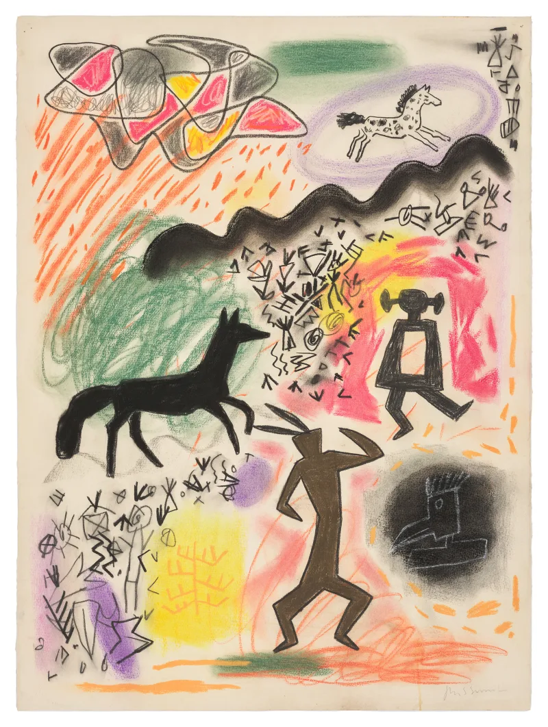 Jaune Quick-to-See Smith Charlo Series #28, 1987