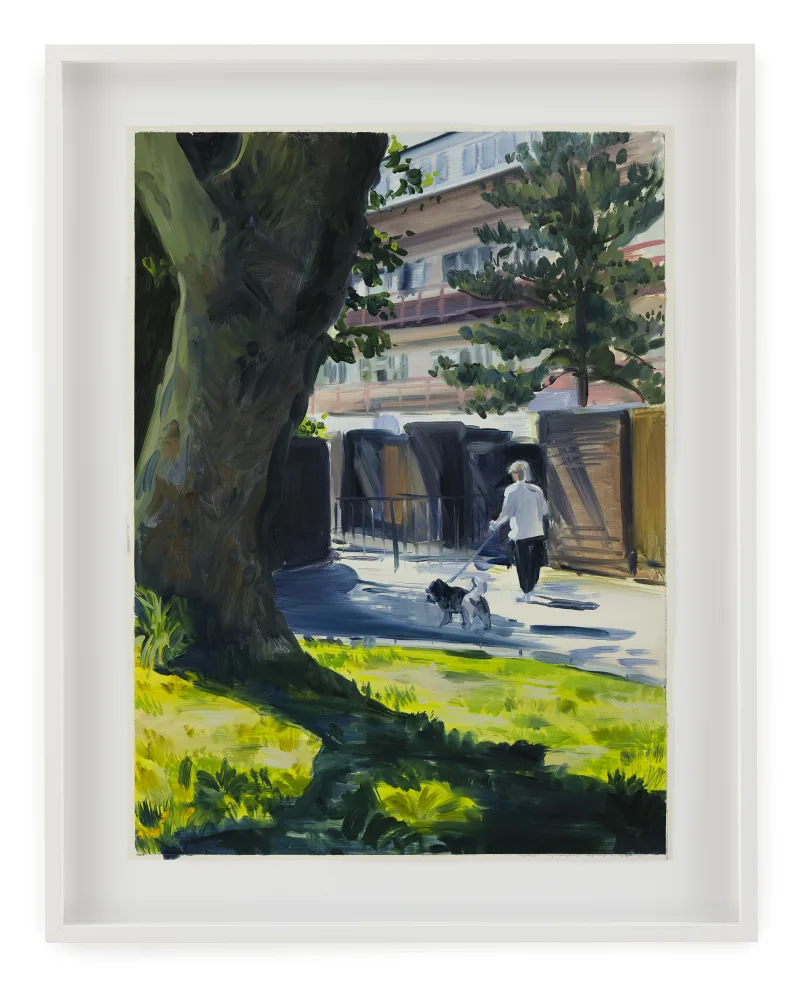 Caroline Walker Study for Lyn and Teddy, Spellbrook Walk, 2021