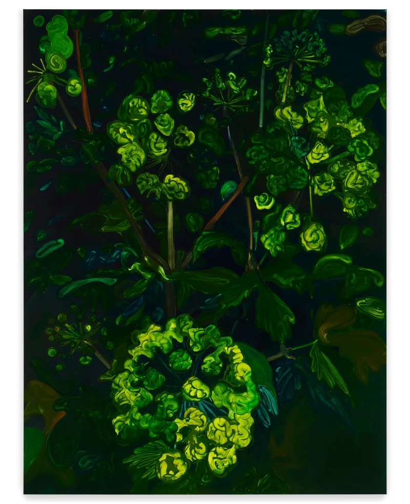 Clare Woods The Planters, 2024 Oil on aluminium 200 x 150cm (78 3/4 x 59in)