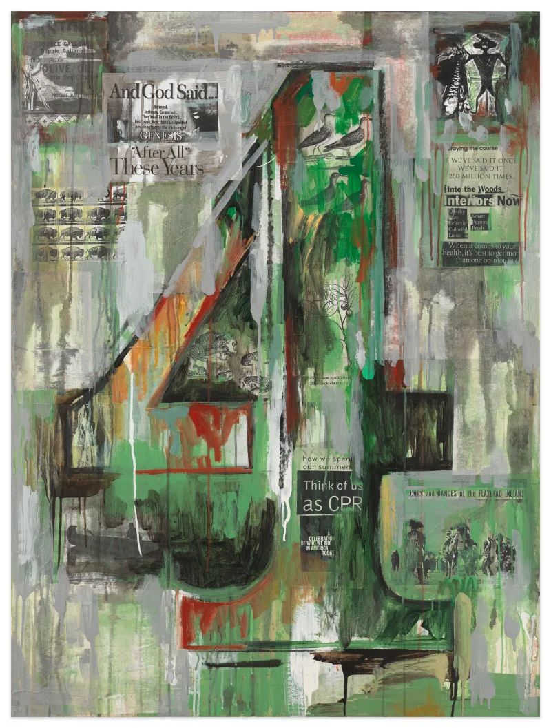 Jaune Quick-to-See Smith I See Red: Give Me That Old Time Religion, 1996