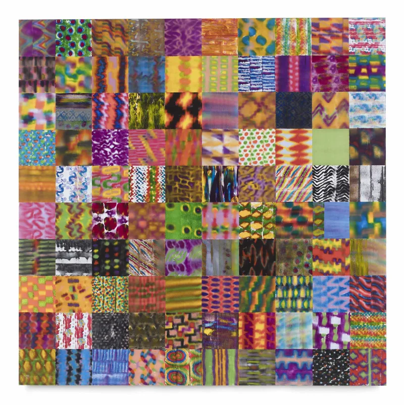 Luiz Zerbini Quadrícula, 2019