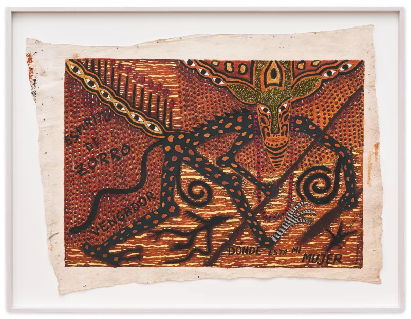 Santiago Yahuarcani Espíritu de zorro, 2024