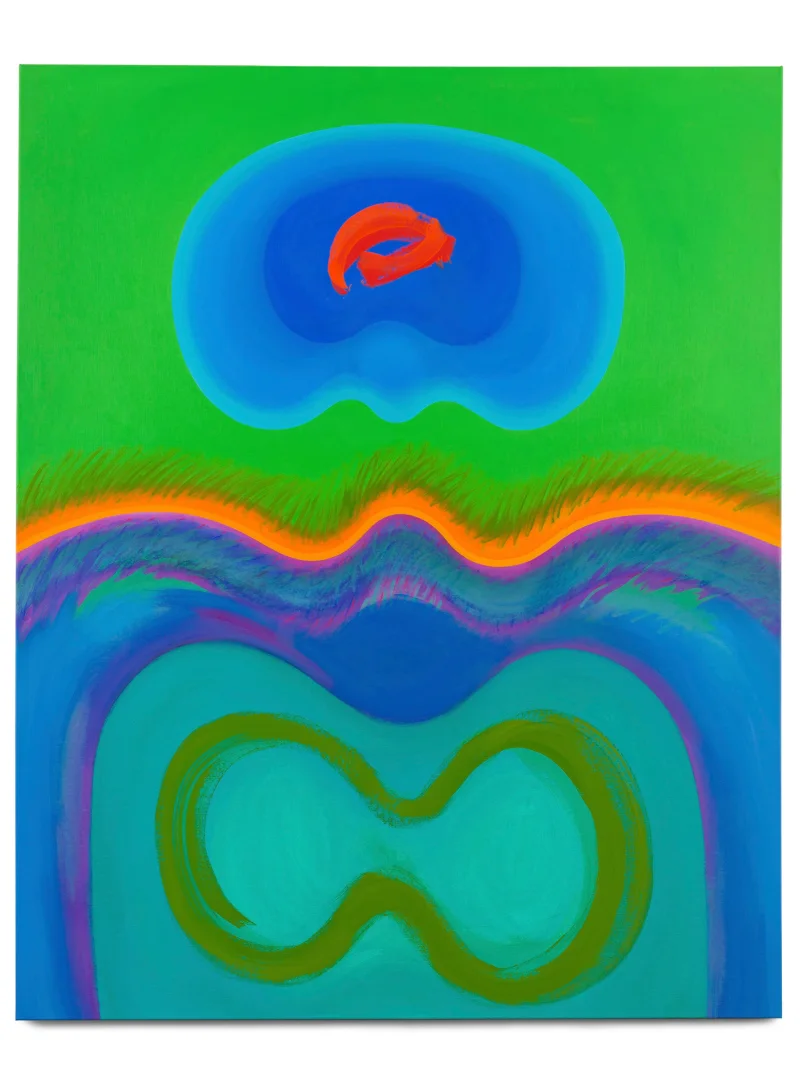 Ilona Keserü Green-blue Approach, 2000