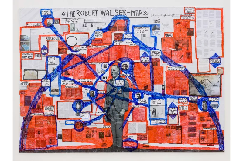 Thomas Hirschhorn The Robert Walser-Map, 2020