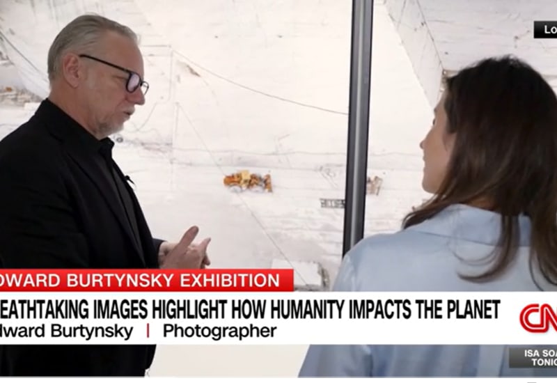 Edward Burtynsky interview on CNN